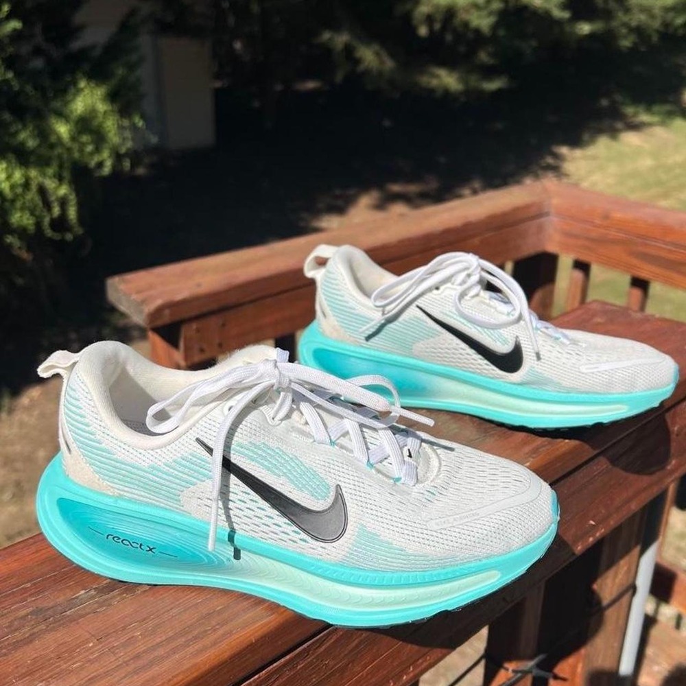 Nike Vomero 18 Youth 3.5 Womens 5 Geode Teal Gray White Running Sneakers